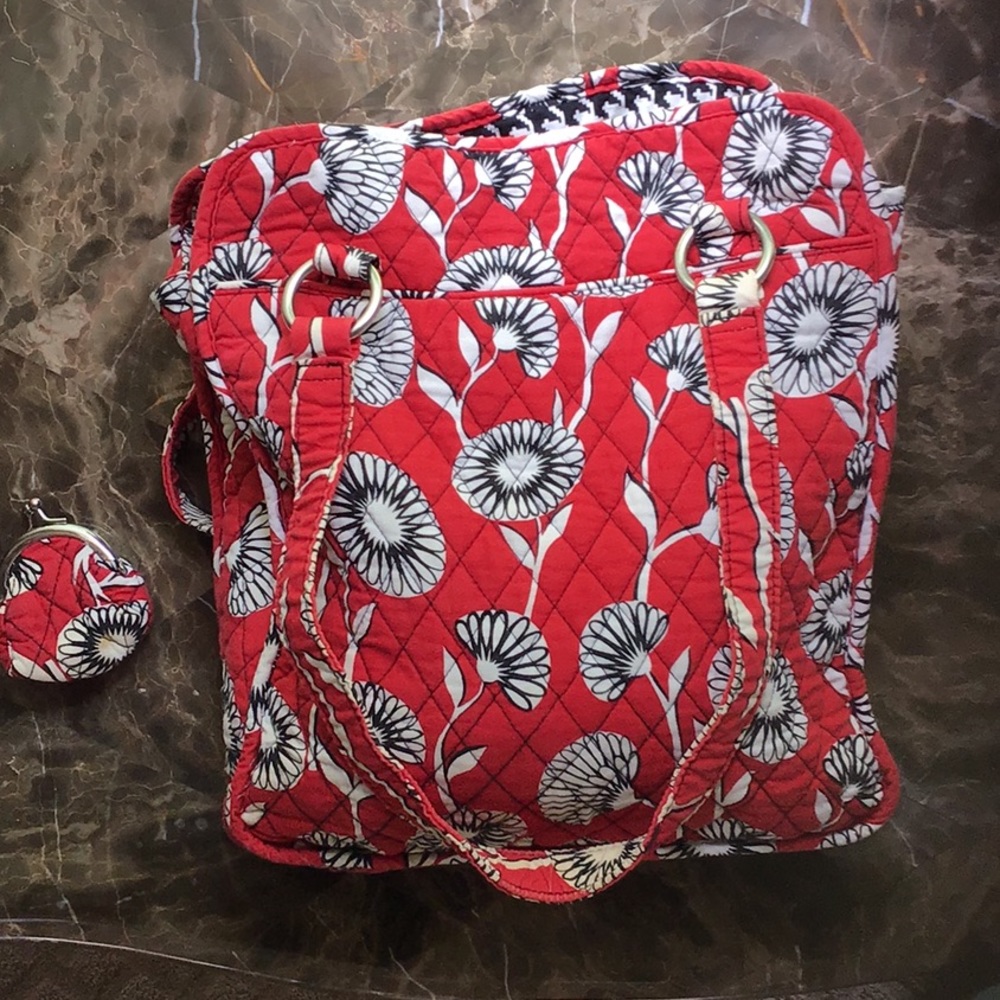 Vera Bradley purse with matching coin purse